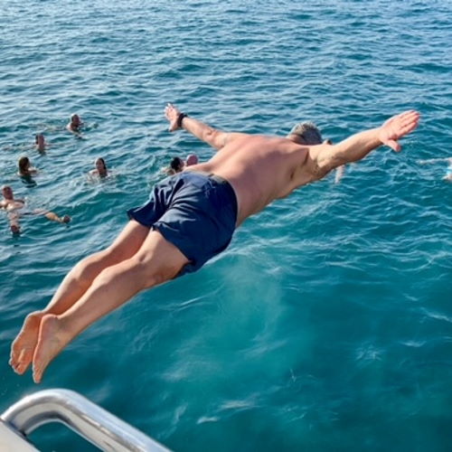 paseo-barco-catamaran-nadar-baño-swimming-cruise